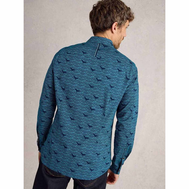 White Stuff Waves Printed Shirt image number 1